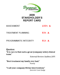 2009 Stakeholders Report Card